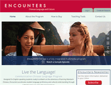 Tablet Screenshot of encounterschinese.com